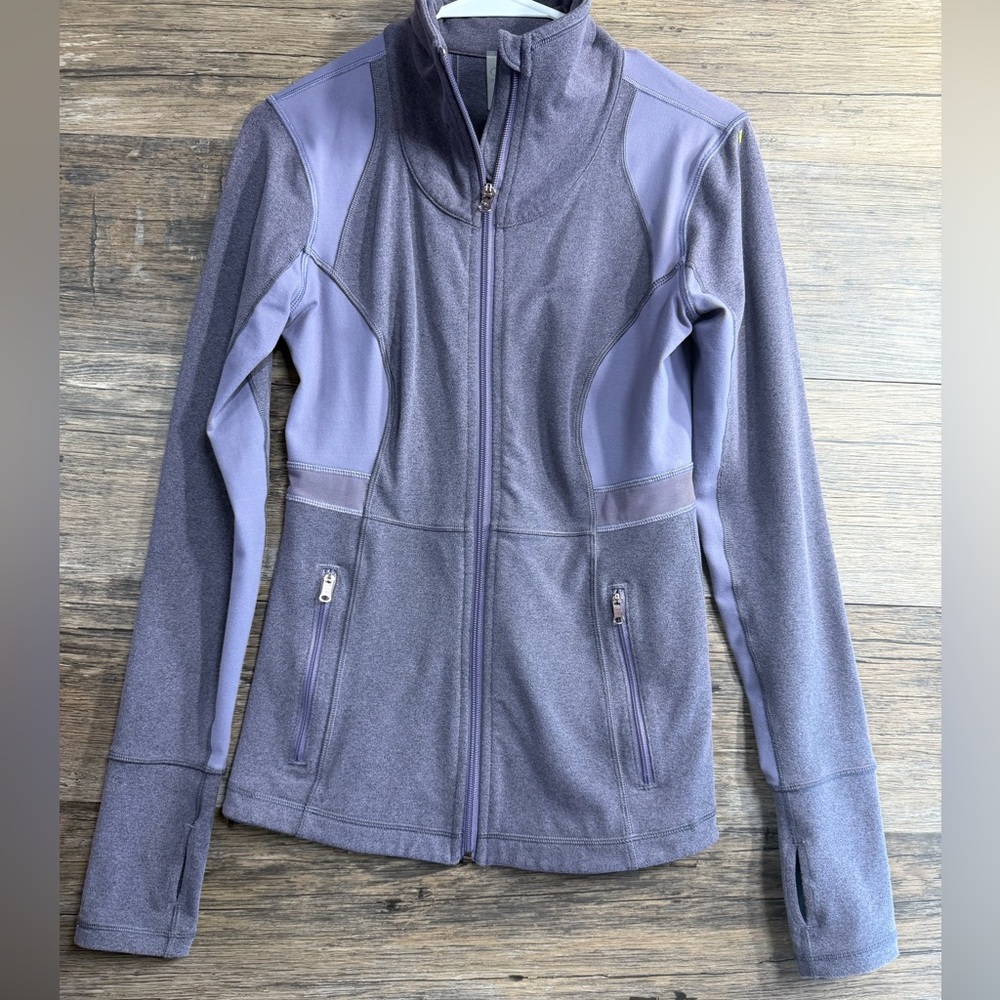 CALIA by Carrie Underwood Women's Heathered Purple Lavender Full Zip